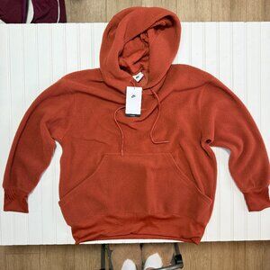 NIKE Women’s Sportswear Plush Burnt Orange Hoodie NWT size S